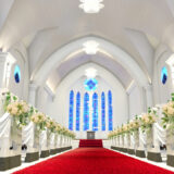 人気No.1！開放感溢れるチャペル体験×特選牛コース試食